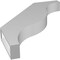 Ekena Millwork 3 1/2-in. W x 26-in. D x 32-in. H Funston Architectural Grade PVC Knee Brace BRCP035X26X32FST - alternate 6